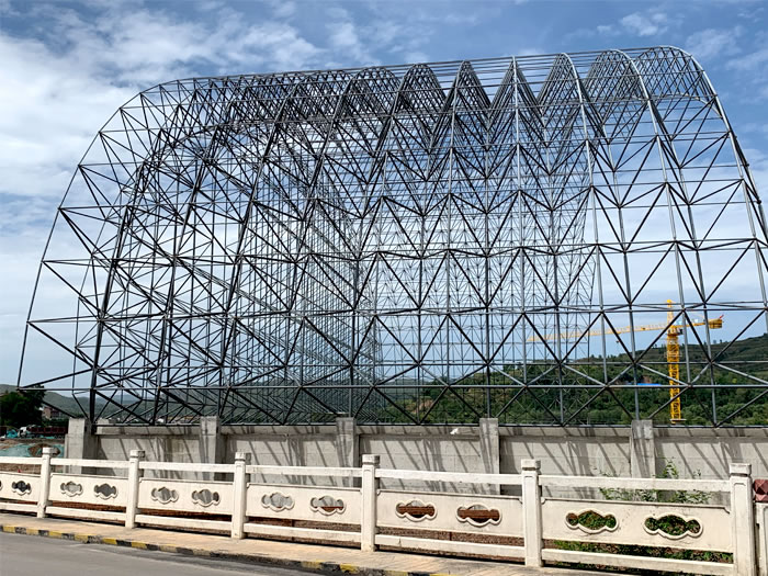 乐陵山寨矿储煤棚网架